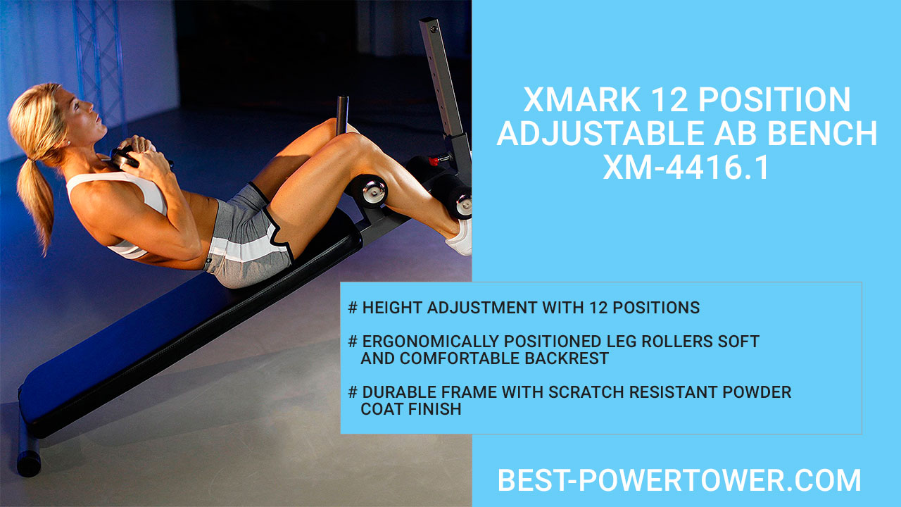 XMARK 12 POSITION ADJUSTABLE AB BENCH XM-4416.1