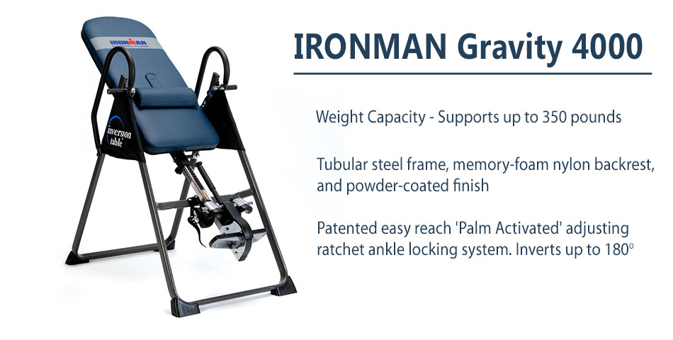 IRONMAN INVERSION TABLE