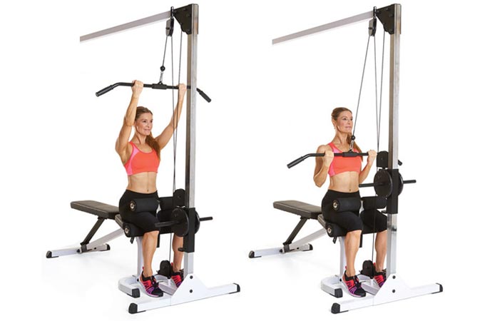 TOP 23 Lat Pulldown Machine Exercises Full Body Workout 