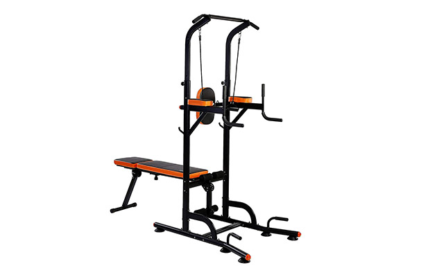 X Factor Power Tower 500 lbs with Weight Sit Up Bench