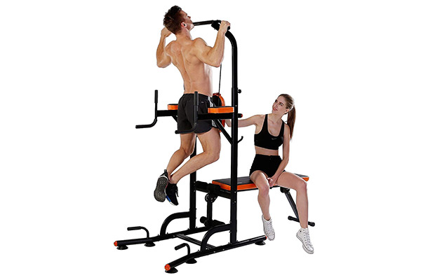 X Factor Power Tower 500 lbs with Weight Sit Up Bench