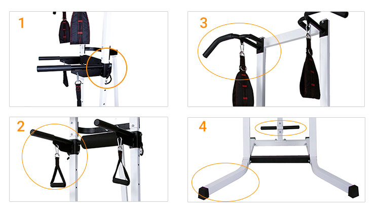 Body vision pt 675 discount deluxe 4 station power tower