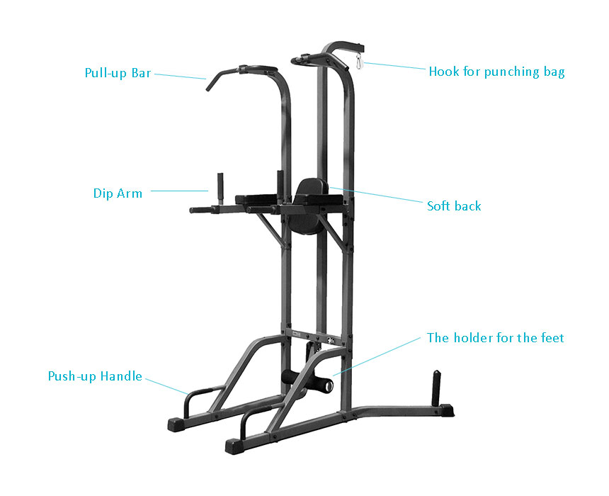 pull up punching bag stand